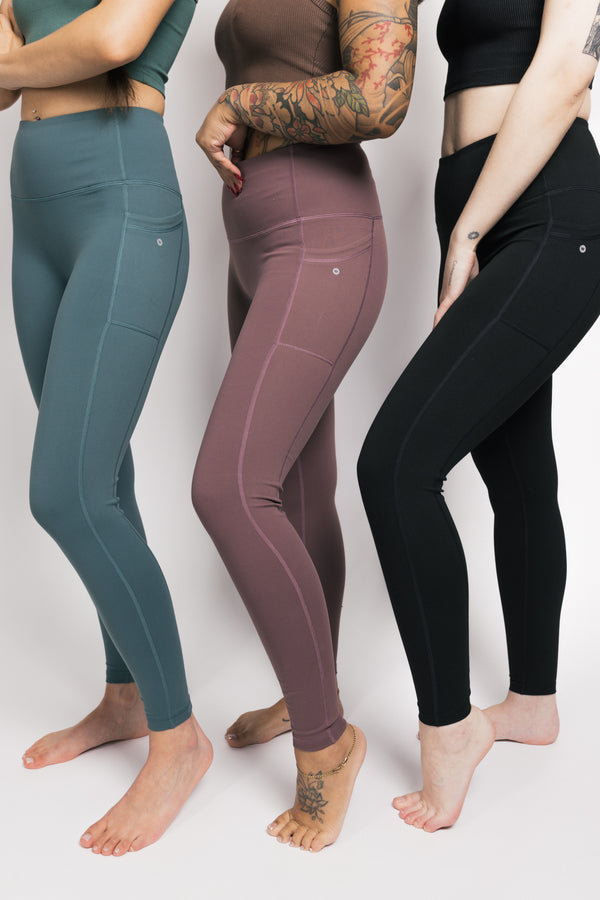 Kera Butter Yoga Leggings - Smoked Spruce – Gallery 512 Boutique