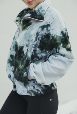Green Storm Half Zip